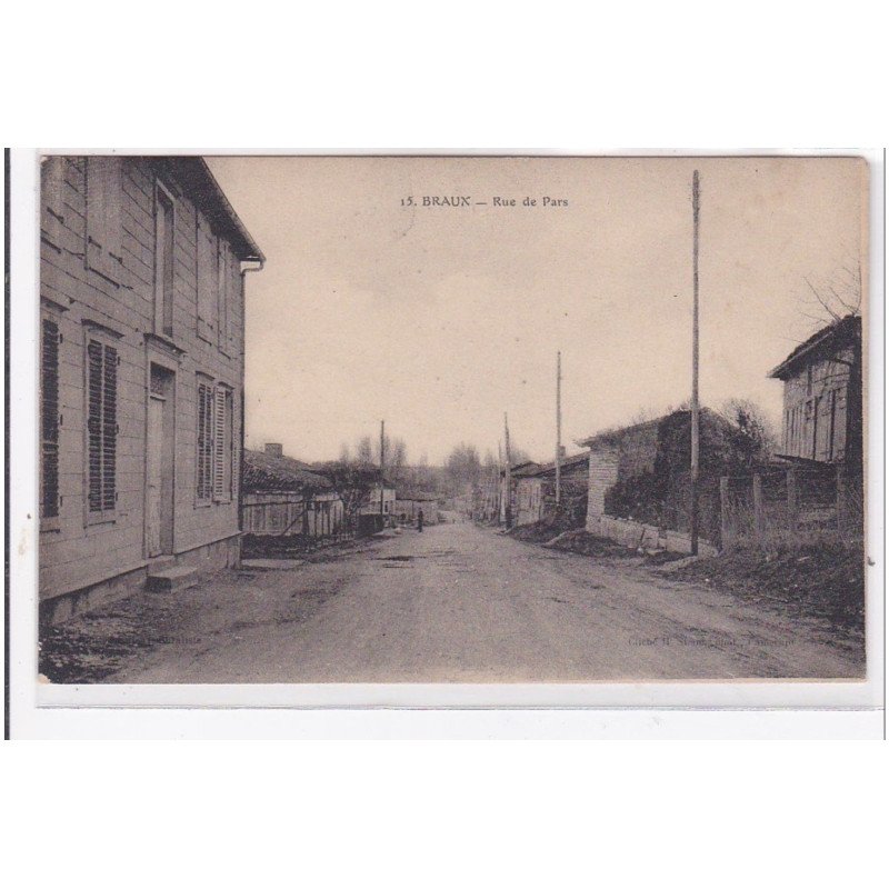 BRAUX : rue de pars - tres bon etat