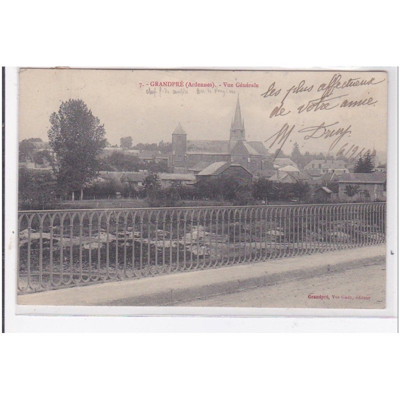 GRANDPRE : vue generale - tres bon etat