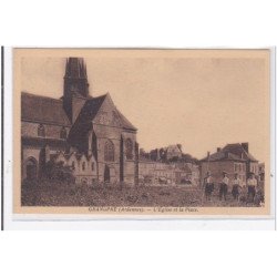 GRANDPRE : l'eglise et la place - tres bon etat
