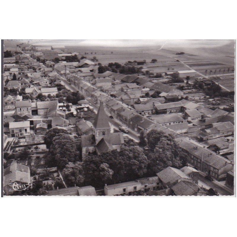 MACHAULT : vue generale aerienne - tres bon etat