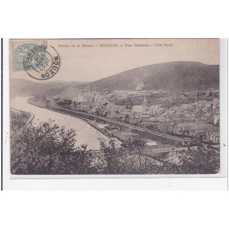 NOUZON : vue generale, cote nord - tres bon etat