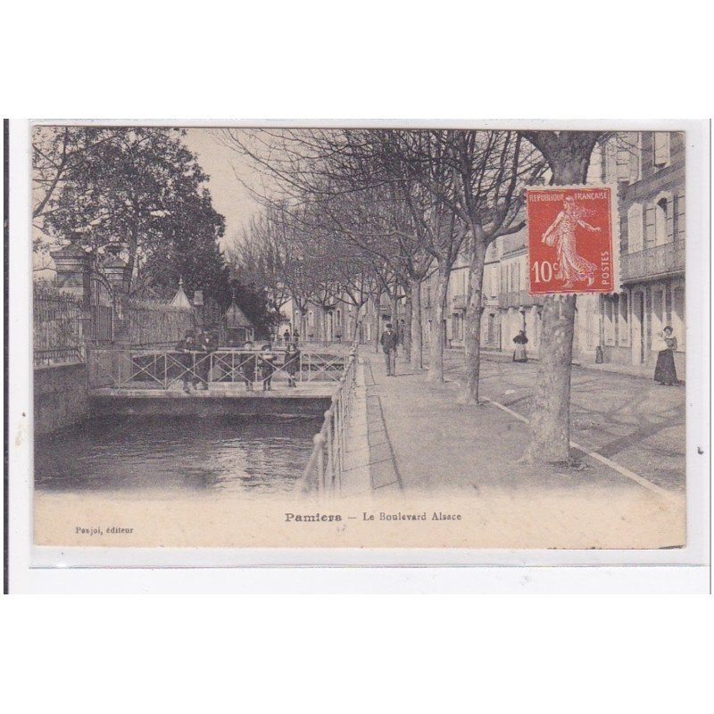 PAMIERS : le boulevard alsace - tres bon etat