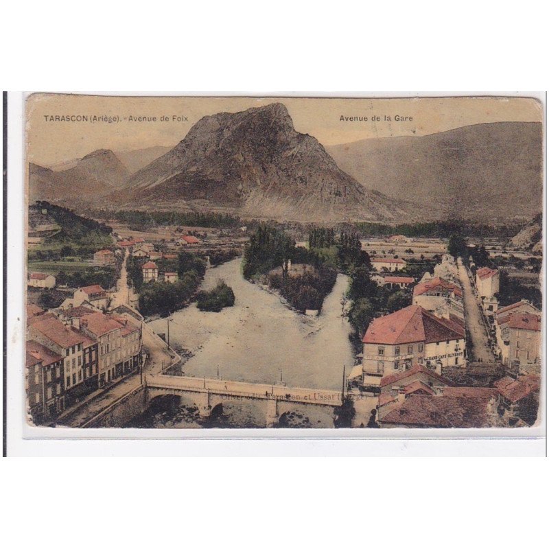 TARASCON : avenue de foix, avenue de la gare - etat