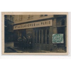 PARIS : rue mondétour, societe des glacieres de paris, V. Guyot - tres bon etat