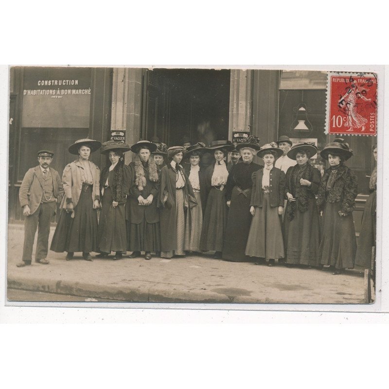 PARIS : 37 rue E. Marcel, construction d'habitation à bon marché, A. Vaguer, 75001 - tres bon etat