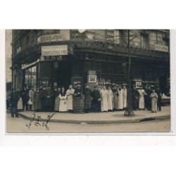 PARIS : rue d'alesia, grande epicerie langlois, charcuterie fine de choix 75014 - tres bon etat