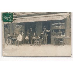PARIS : café à localiser, liqueurs de marques vins & café, biere burgelin - tres bon etat