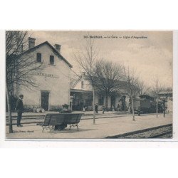 BEILLANT : la gare, ligne d'angouleme - etat