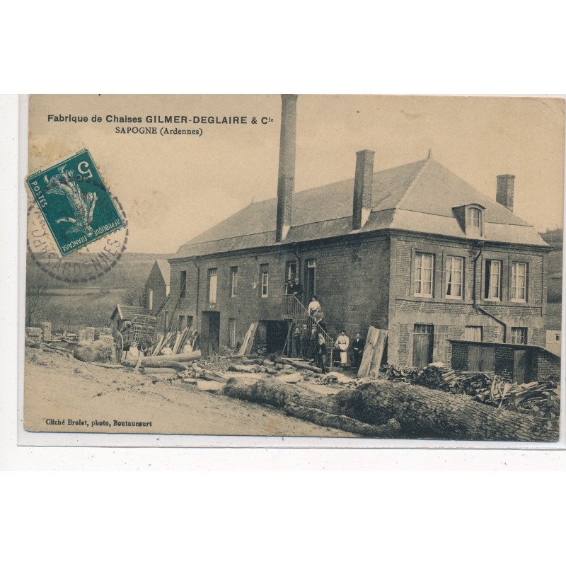 SAPOGNE : fabrique de chaises gilmer-deglaire & Cie - etat