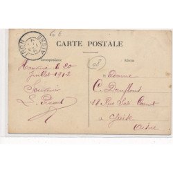 HAUVINE : tissage mecanique vue prise de derriere - tres bon etat