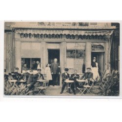 CHALONS-SUR-MARNE : place de la republique, cafe restaurant des ardennes - tres bon etat