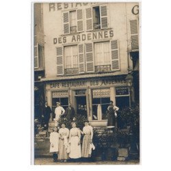 CHALONS-SUR-MARNE : place de la republique, cafe-restaurant des ardennes - tres bon etat