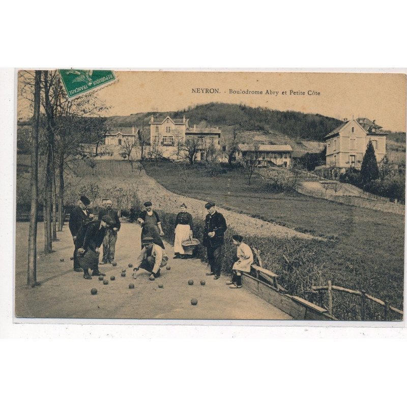 NEYRON : boulodrome abry et petite cote - etat