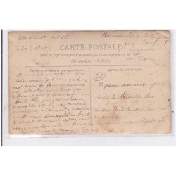 BEAUMONT : carte photo de la boucherie MARTIN - bon état (un coin plié)