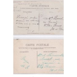 NANTES - CHANTENAY : lot de 2 cpa dont une carte photo des papeteries GOURAUD vers 1910 - très bon état