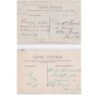 NANTES - CHANTENAY : lot de 2 cpa dont une carte photo des papeteries GOURAUD vers 1910 - très bon état