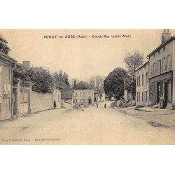 POUGY-sur-AUBE : grande-rue (partie midi) - etat