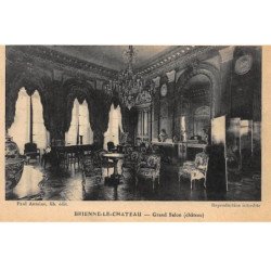 BRIENNE-le-CHATEAU : grand salon (chateau) - tres bon etat