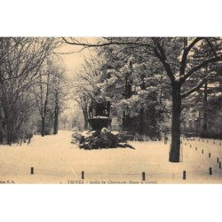 TROYES : jardin de chevreuse (neige) - tres bon etat