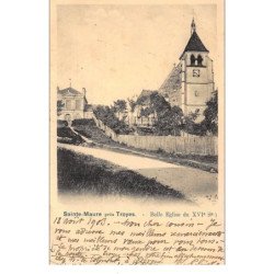 SAINTE-MAURE : belle eglise du XVIe siecle - etat