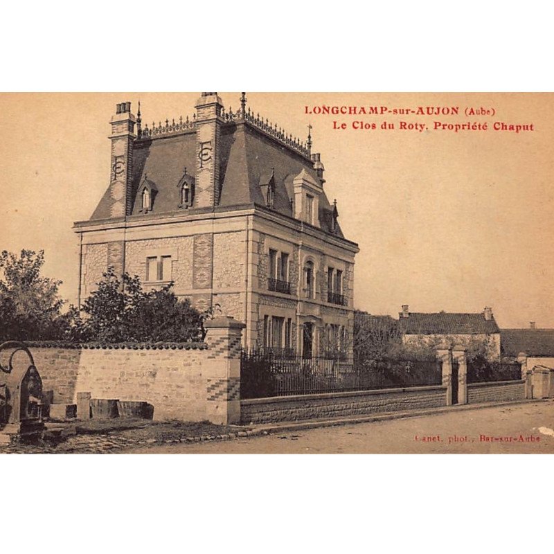 LONGCHAMP-sur-AUJON : le clos du roty, propriete chaput - etat