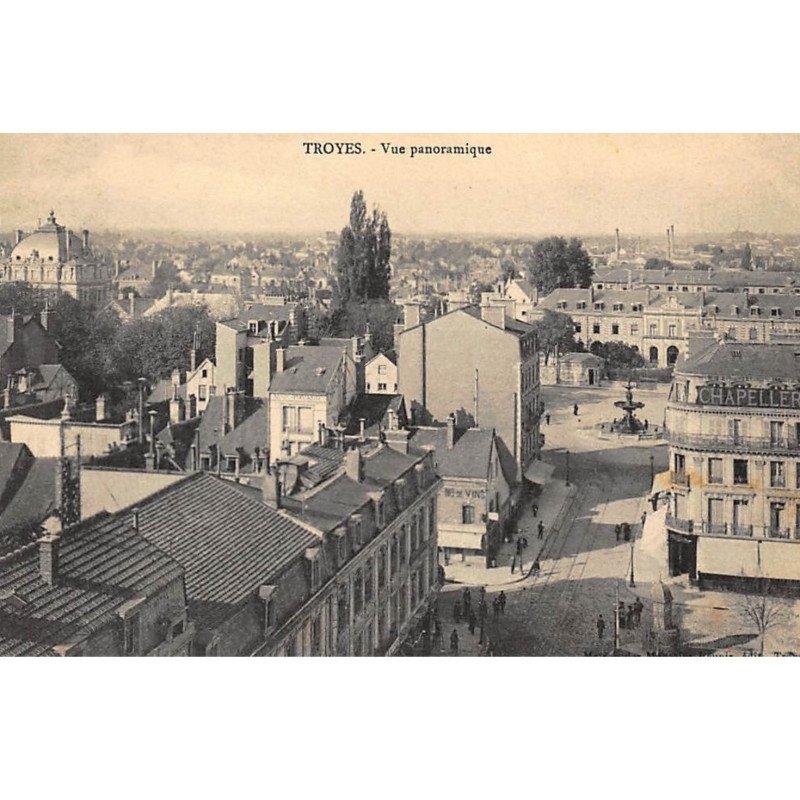 TROYES : vue panoramique - etat