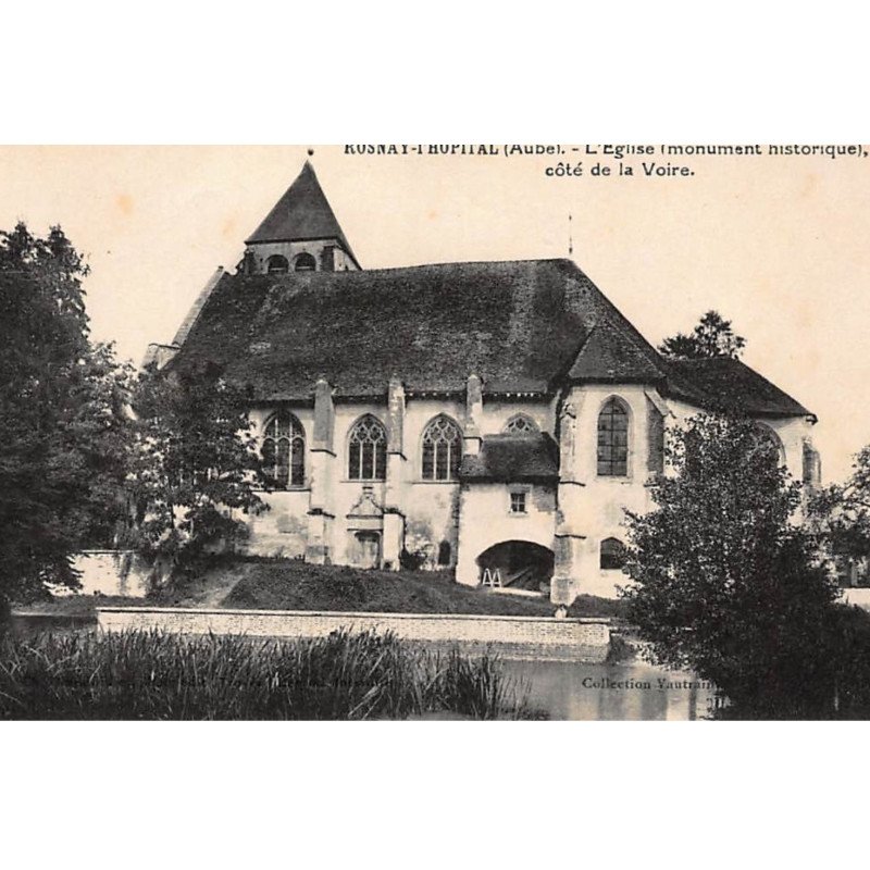 ROSNAY-L'HOPITAL : l'eglise monument historique cote de la voire - etat