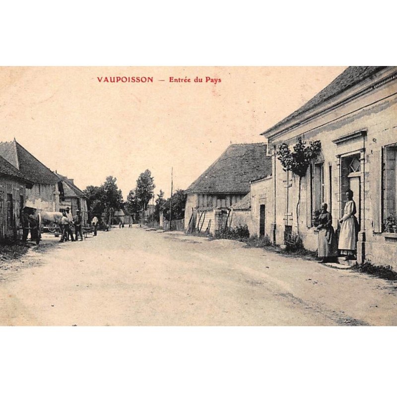 VAUPOISSON : entrée du pays - tres bon etat