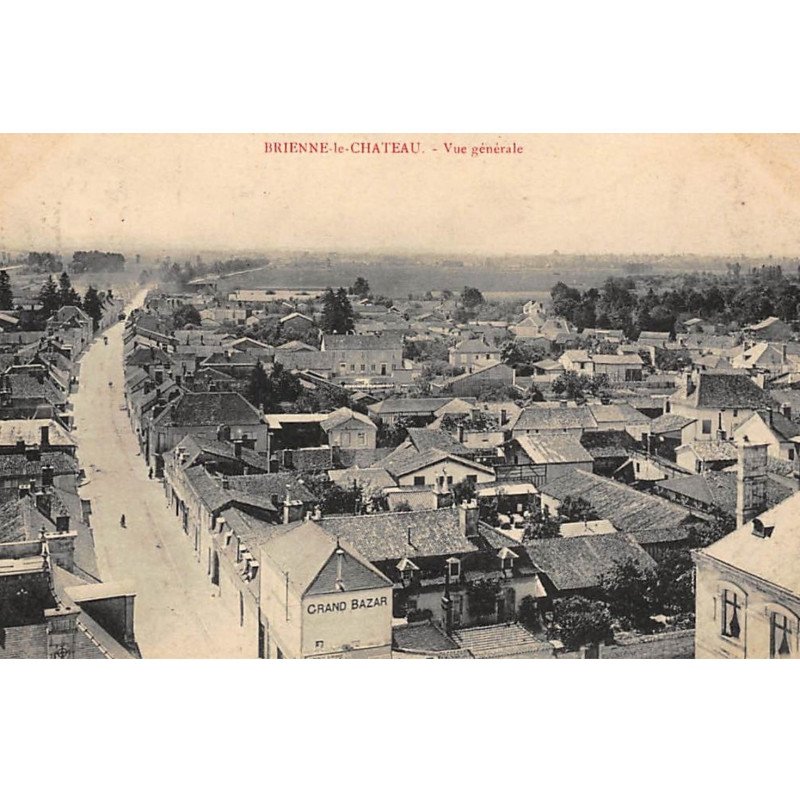 BRIENNE-le-CHATEAU : vue generale - tres bon etat