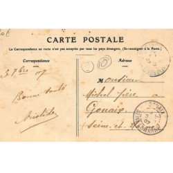 POUY-sur-VANNE : l'eolienne et le lavoir - etat