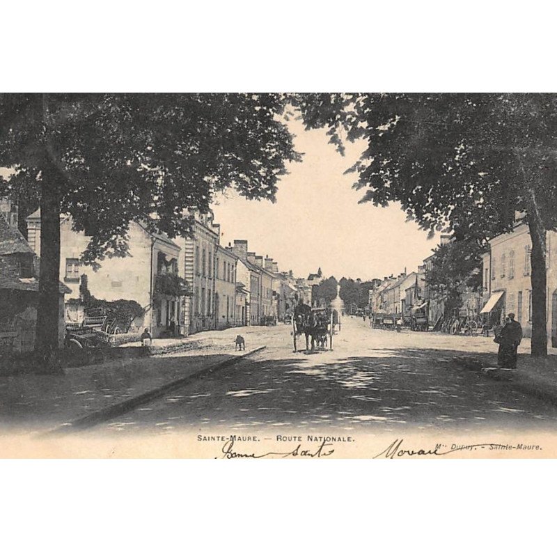 SAINTE-MAURE : route nationale - etat