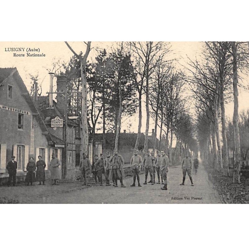 LUSIGNY : route nationale - tres bon etat