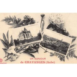 CHAVANGES : un bonjour de chavanges - tres bon etat