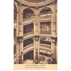 PARIS - Crédit Lyonnais - Grand Escalier - Côté Hall des Titres - très bon état