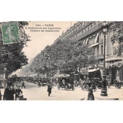 PARIS - Boulevard des Capucines - Théâtre de Vaudeville - très bon état