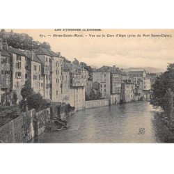 ORLONS-Ste-MARIE : vue sur le gave d'aspe prise du pont ste-claire - tres bon etat