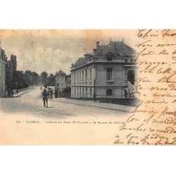 ORLONS-Ste-MARIE : avenue du pont ste-claire & le palais de justice - tres bon etat