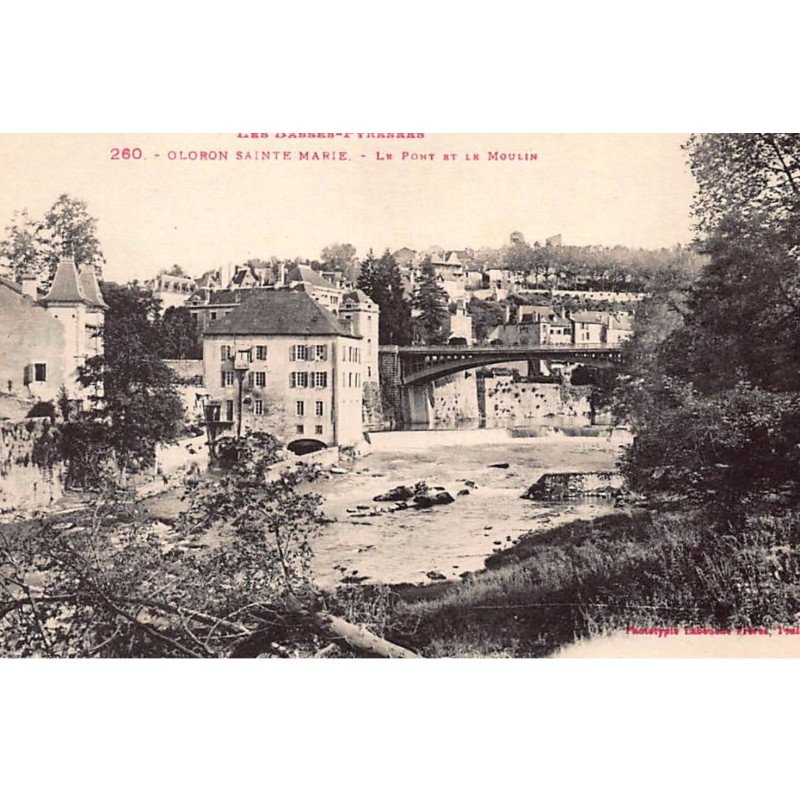 ORLONS-Ste-MARIE : le pont et le moulin - tres bon etat ORLONS-Ste-MARIE : le pont et le moulin - tres bon etat