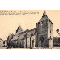 ORLONS-Ste-MARIE : eglise ste-marie monument historique 11 et 14 siecle renferme les reliques de st-grat - tres bon etat