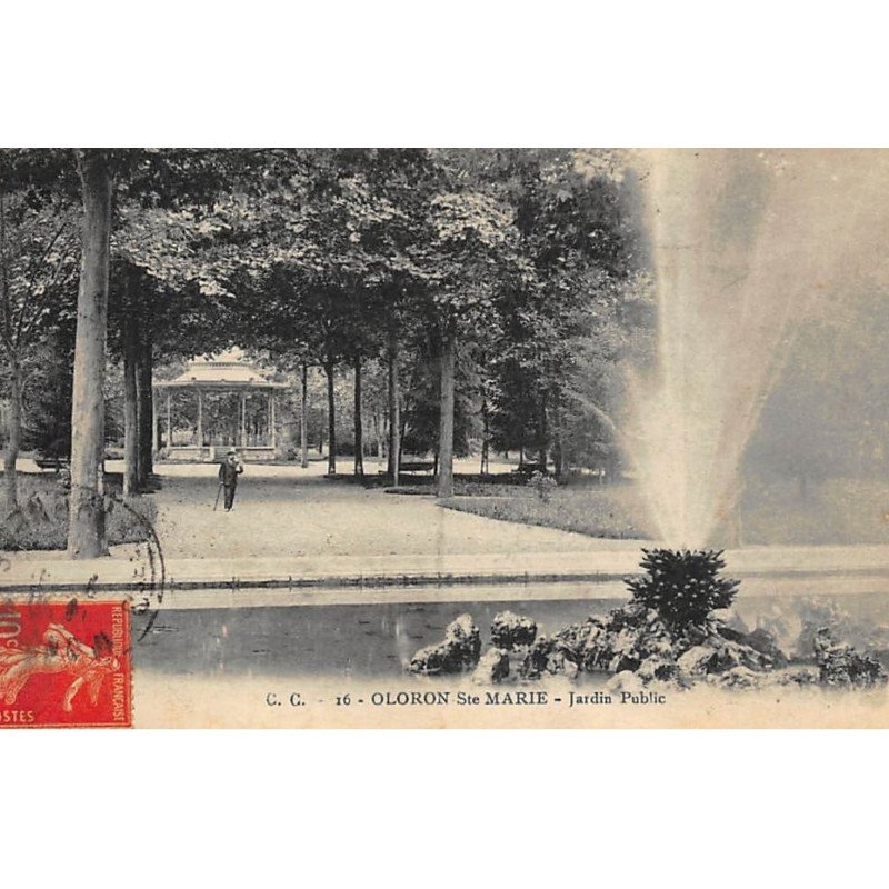 ORLONS-Ste-MARIE : jardin public - tres bon etat