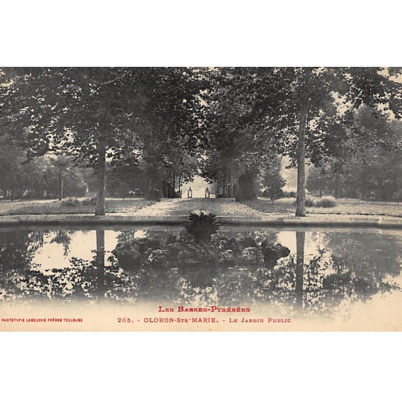 ORLONS-Ste-MARIE : le jardin public - tres bon etat
