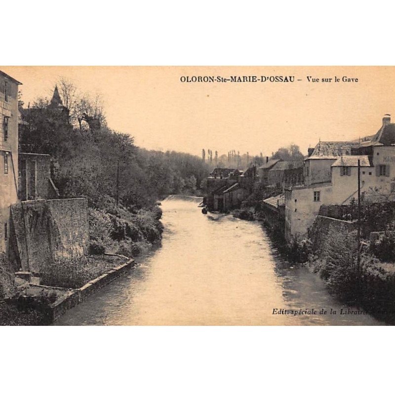 ORLONS-Ste-MARIE : vue sur le gave - tres bon etat ORLONS-Ste-MARIE : vue sur le gave - tres bon etat