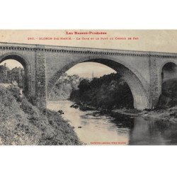 ORLONS-Ste-MARIE : le gave et le pont du chemin de fer - tres bon etat