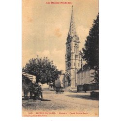 ORLONS-Ste-MARIE : eglise et place notre-dame - tres bon etat