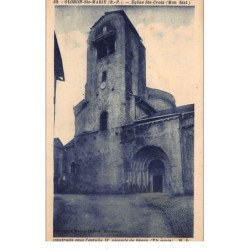 ORLONS-Ste-MARIE : eglise ste-croix construite sous centulle IV vicomte de bearn XIe siecle - tres bon etat