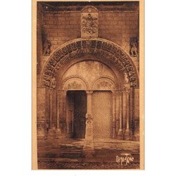 ORLONS-Ste-MARIE : portail de l'eglise ste-marie d'oloron - tres bon etat
