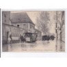 BOURGES: inondation du 22 janvier 1910, avenue de la gare, tramway - état