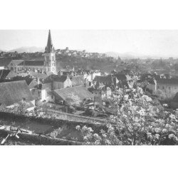 ORLONS-Ste-MARIE : vue generale les trois eglises - tres bon etat