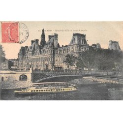 PARIS - Hôtel de Ville et Pont d'Arcole - très bon état