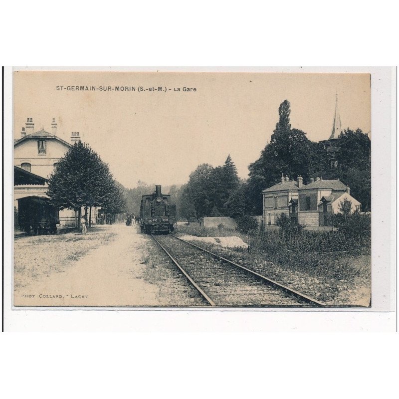 SAINT-GERMAIN-sur-MORIN : la gare - tres bon etat